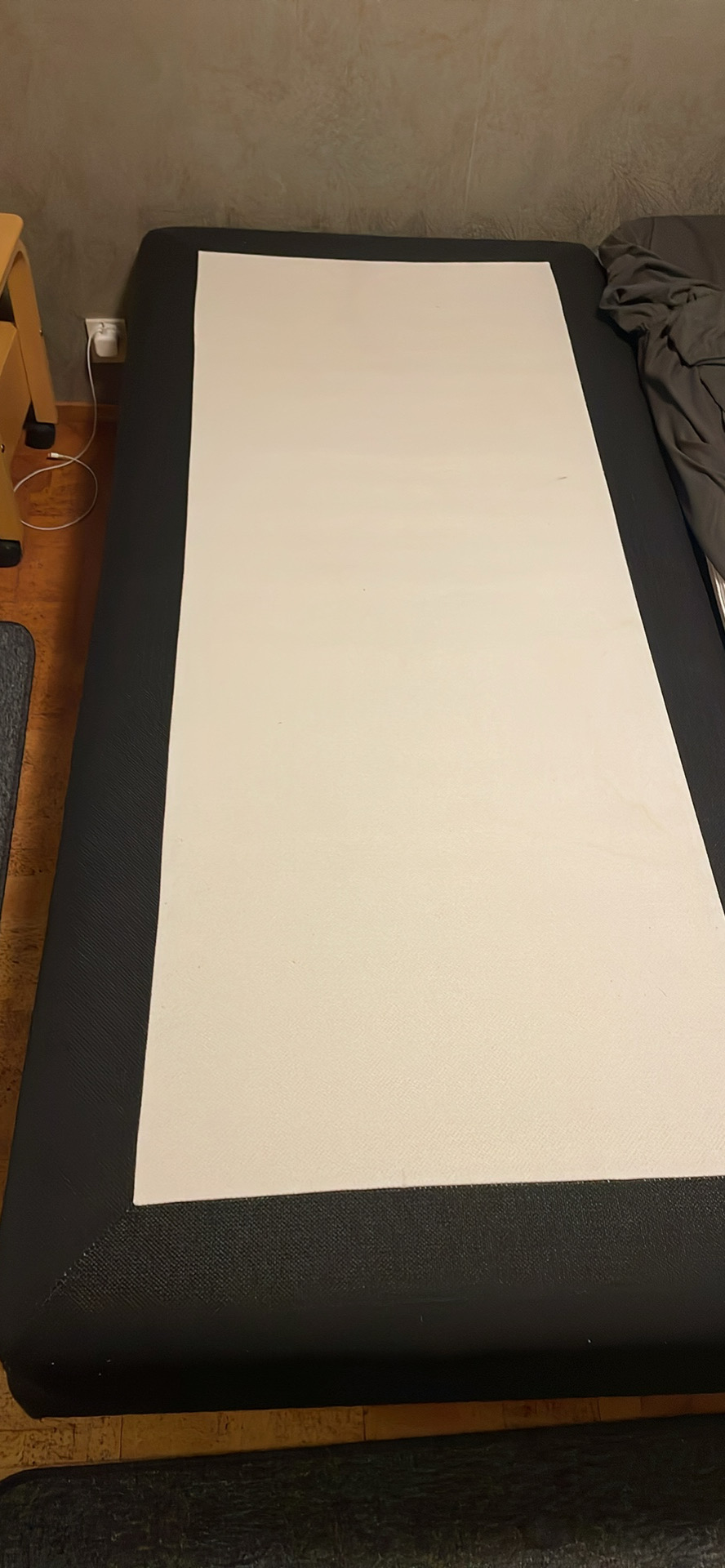 Computer Table and bed with foam topper
