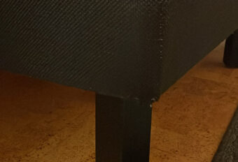 Computer Table and bed with foam topper