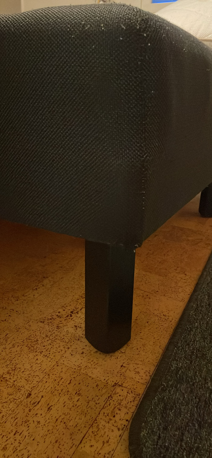 Computer Table and bed with foam topper
