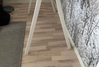 Computer Table and bed with foam topper